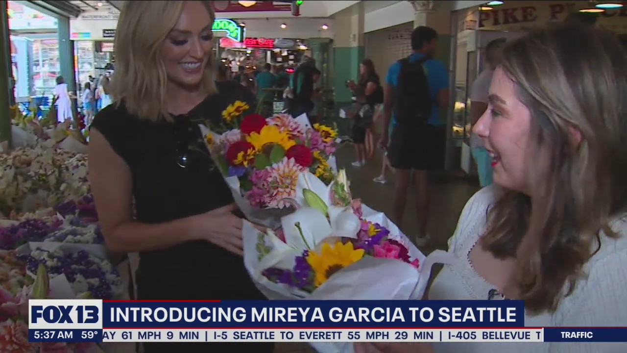 Good Day Seattle anchor Mireya Garcia visits Pike Place Market