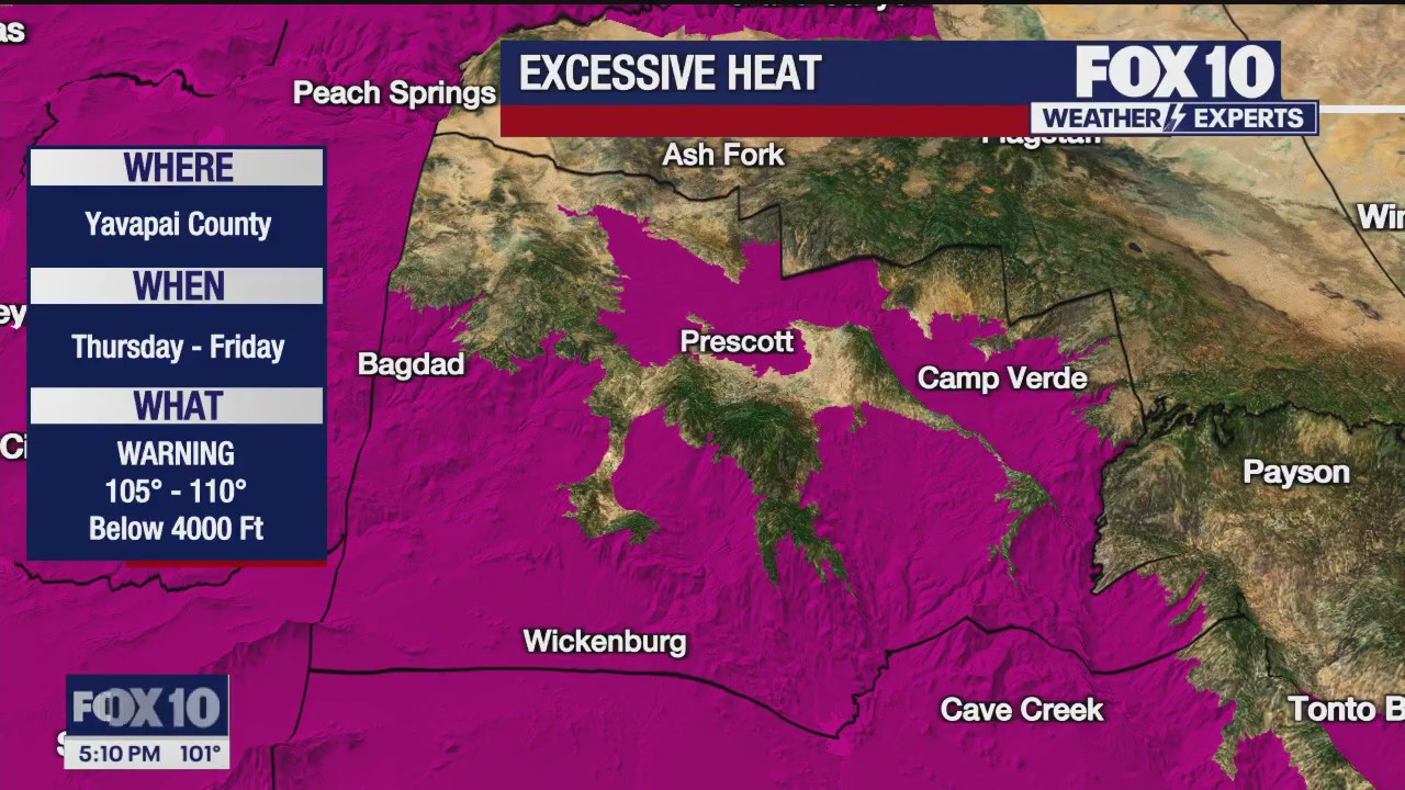 5 p.m. Weather Forecast - 6/4/24