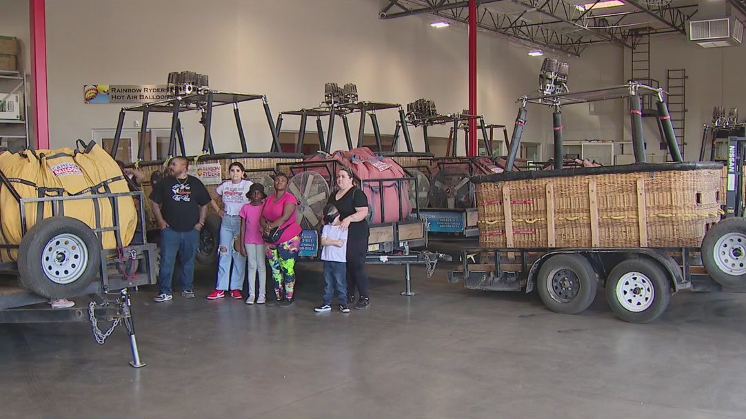 Cancer survivors experience hot air balloon ride