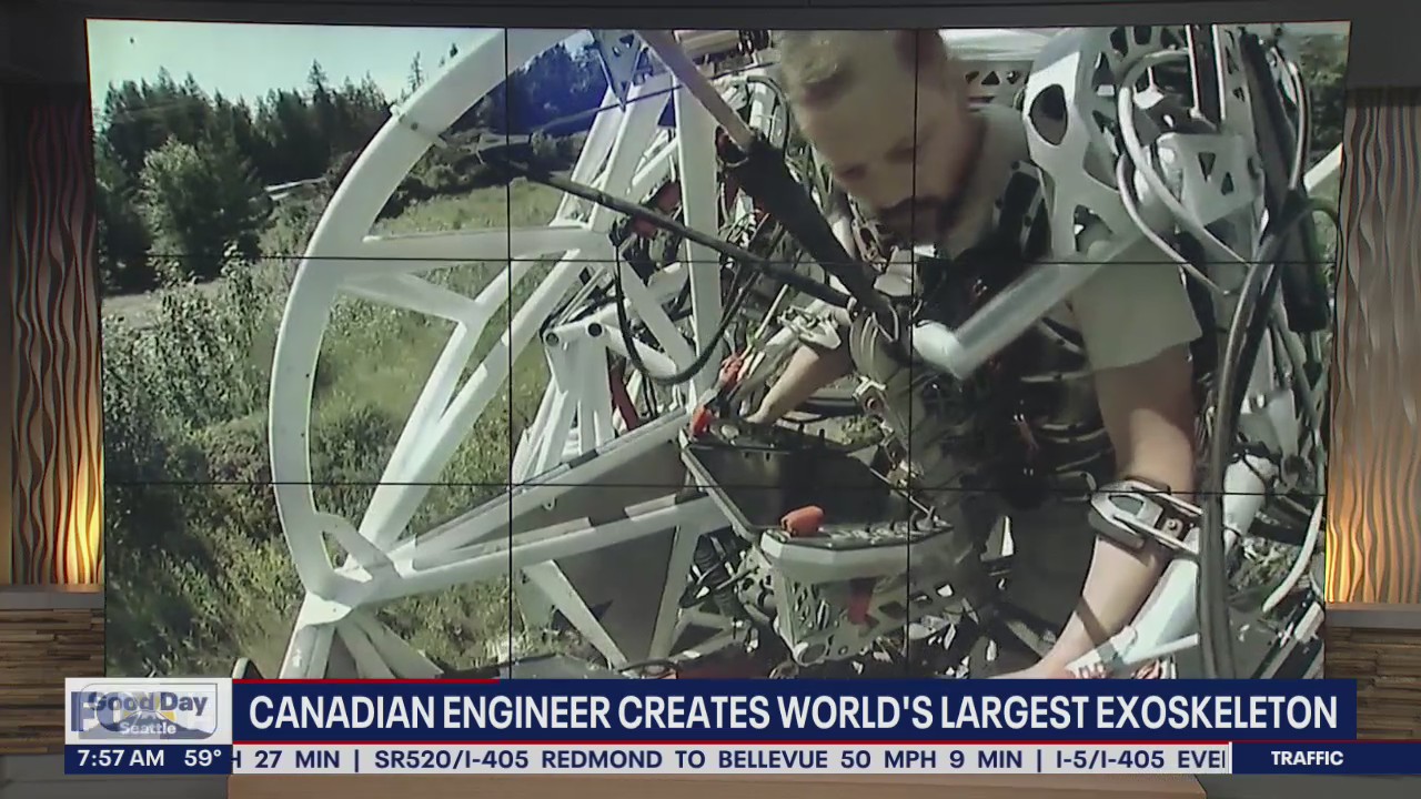 Canadian engineer creates world's largest exoskeleton