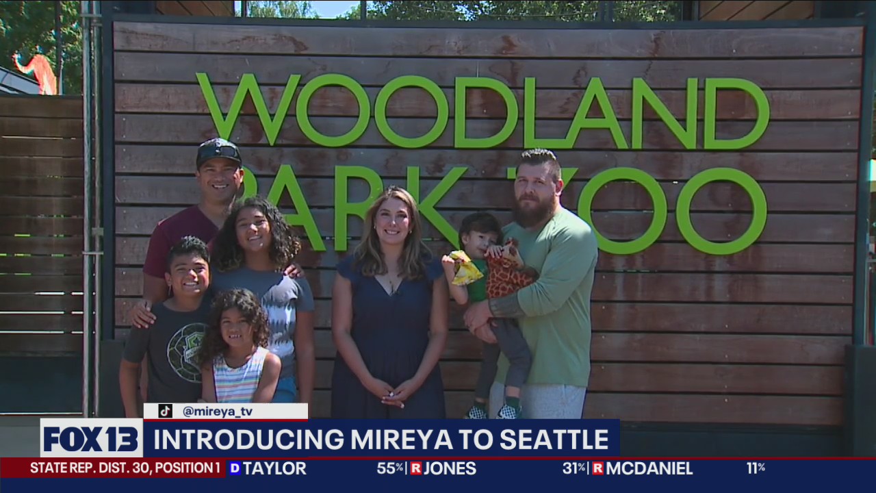 Good Day Seattle Mireya Garcia visits Woodland Park Zoo