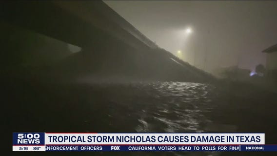 Tropical Storm Nicholas dumps rain, brings flood threat to Gulf Coast