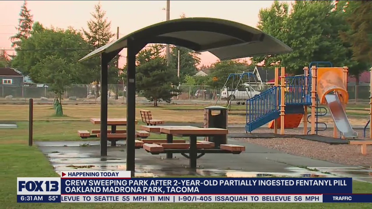 Toddler rushed to hospital after ingesting fentanyl pill at Tacoma park
