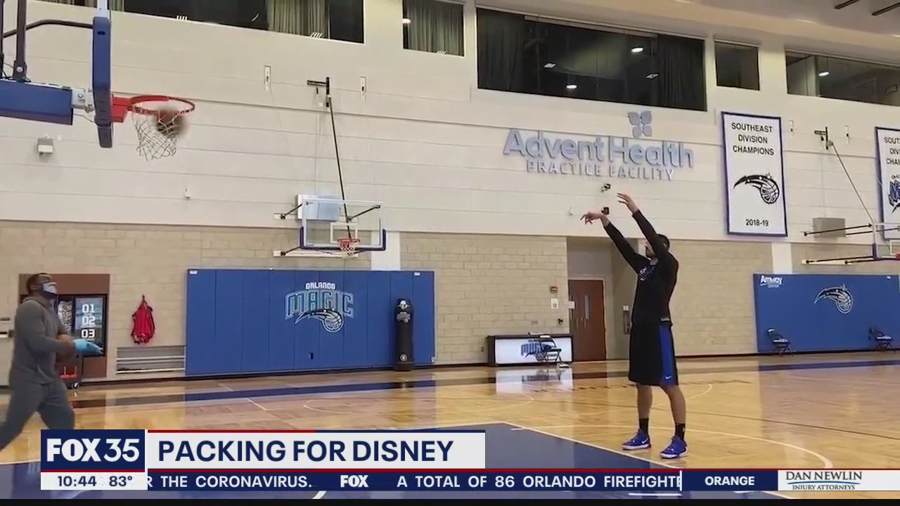 Orlando Magic packing for Disney and cautious of COVID-19