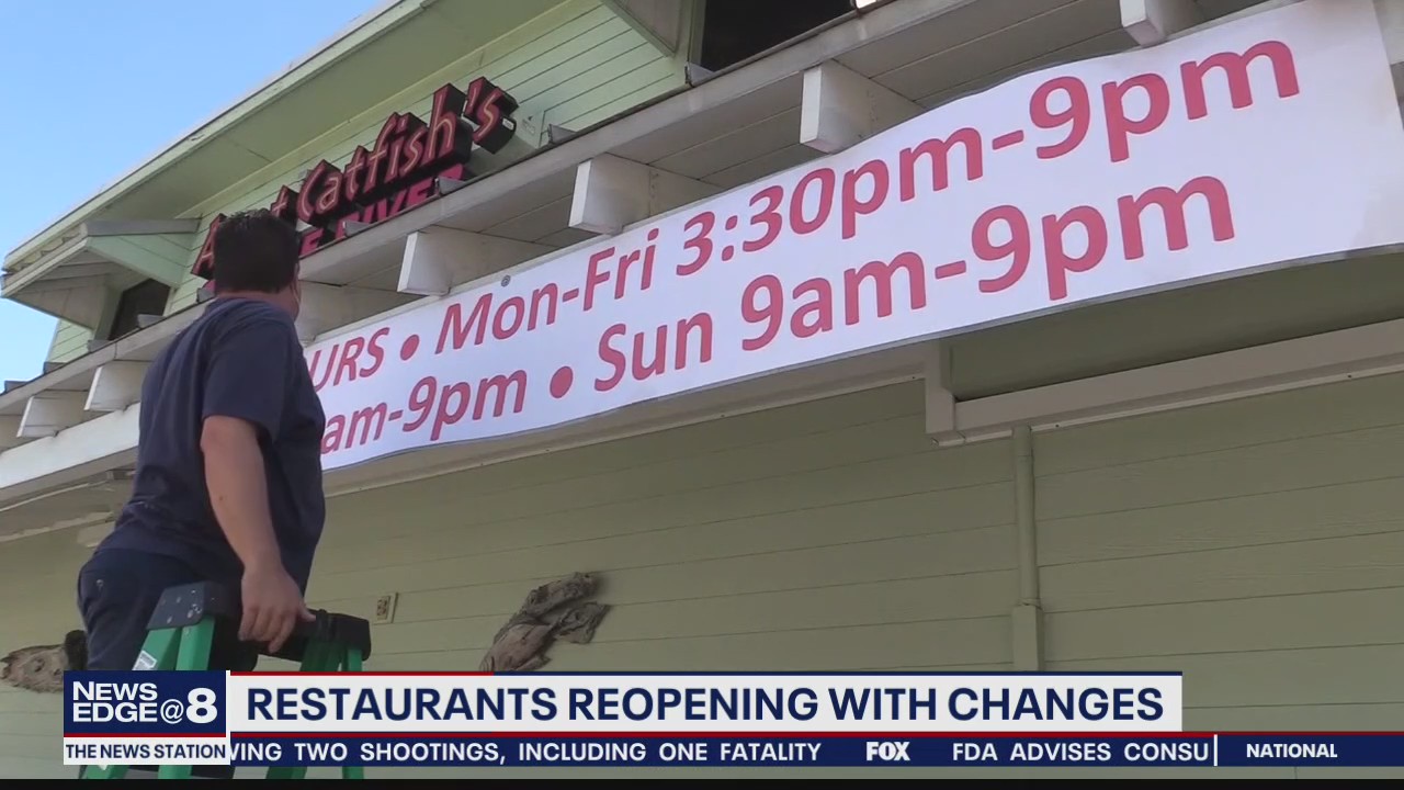 Restaurant reopening with changes