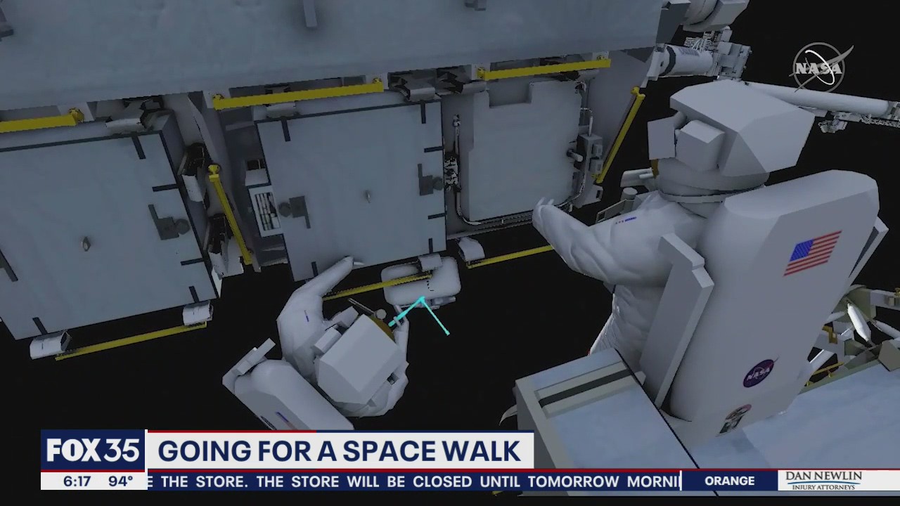 Astronauts to participate in spacewalk
