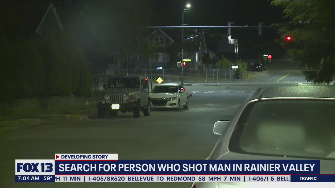 Search for person who shot man in Rainier Valley | FOX 13 Seattle