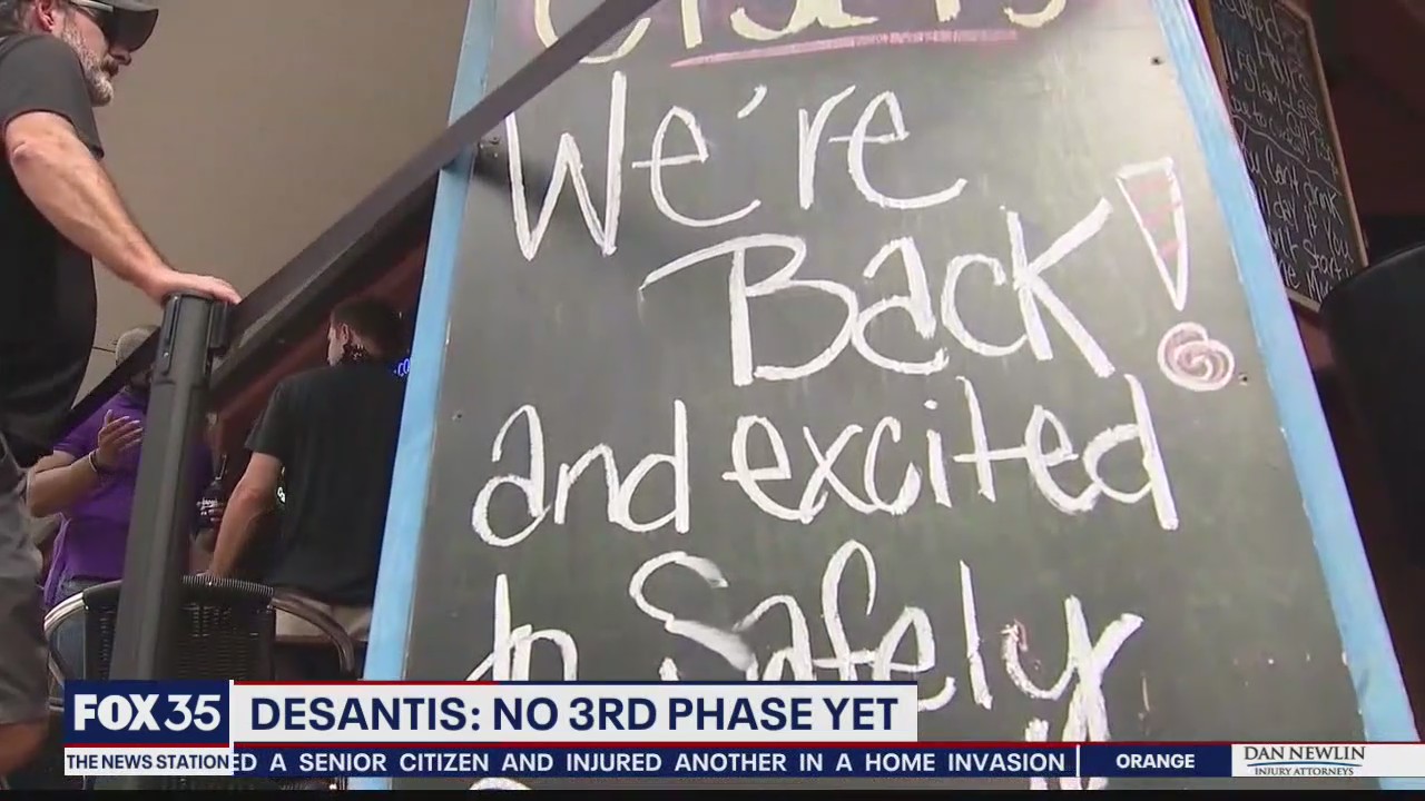 DeSantis says no third phase yet