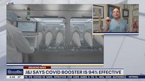 Johnson and Johnson says COVID-19 booster shot is 94% effective