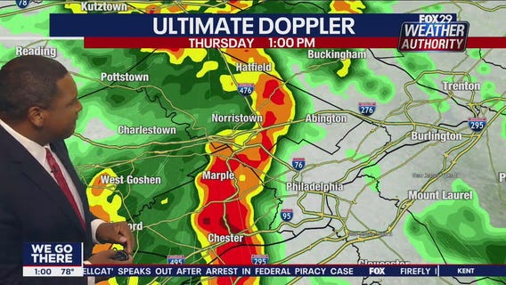 Weather Authority:1 p.m. Thursday update