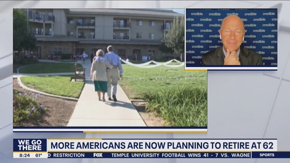 More Americans are now planning to retire at 62