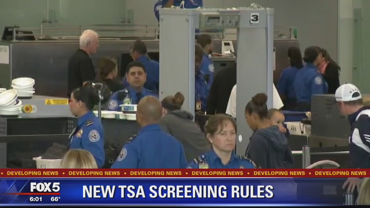 TSA screening rules will go into effect