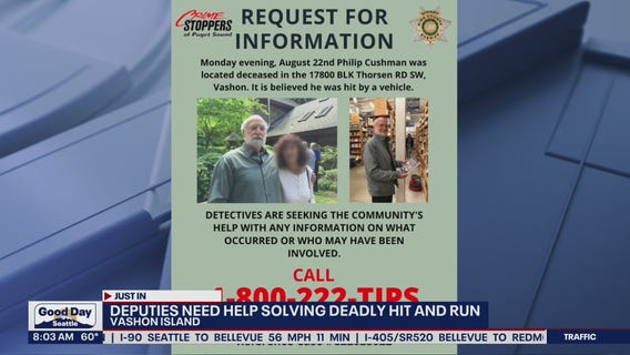 Detectives investigating hit-and-run that killed man on Vashon Island