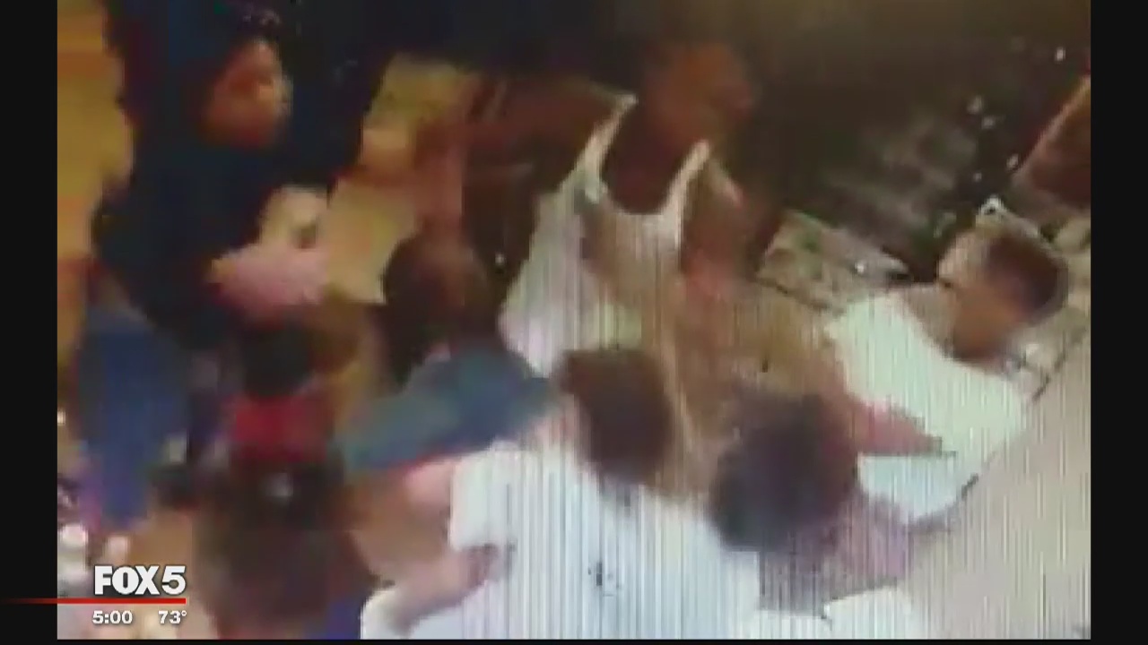 VIDEO: Father holding toddler attacked by another man inside Fair Oaks Mall