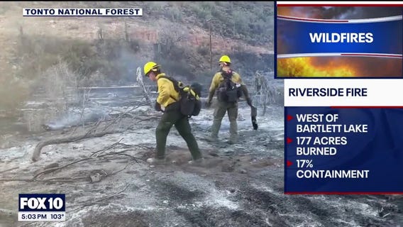 Riverside Fire at 17% containment
