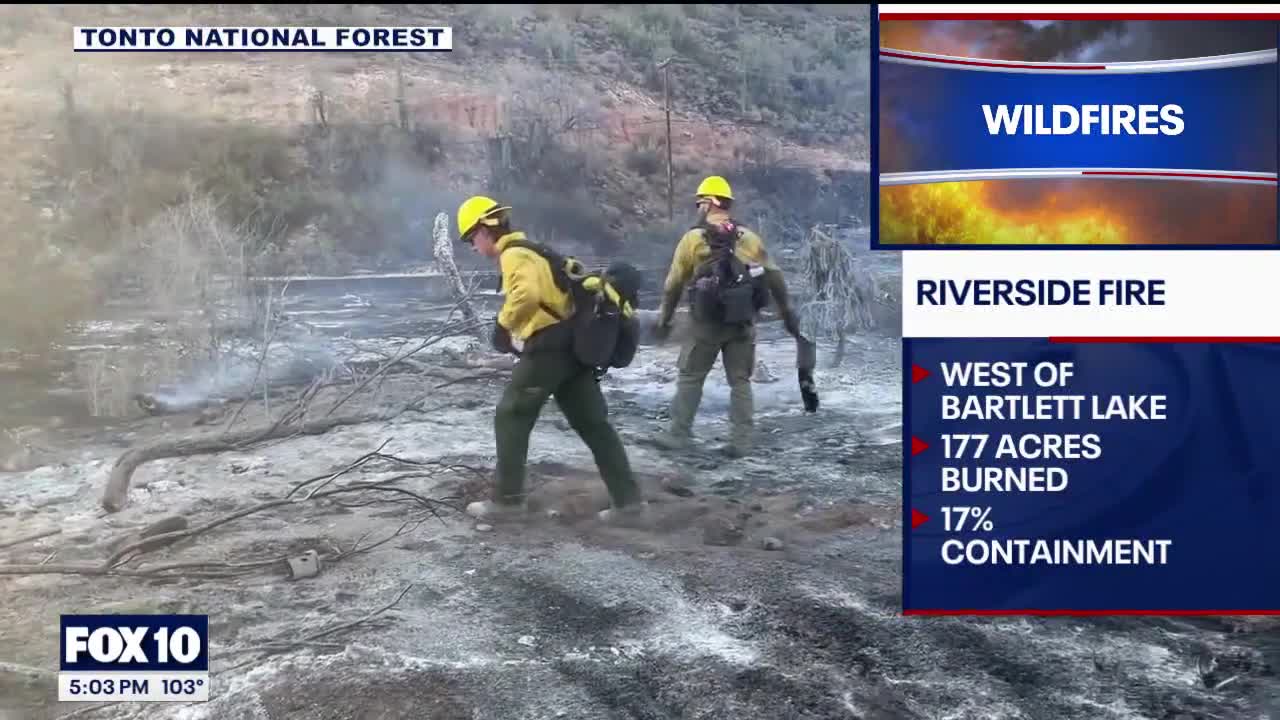 Riverside Fire at 17% containment