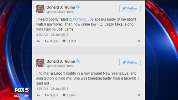 Trump mocks MSNBC host Mika Brzezinski: 'bleeding badly from a face-lift'