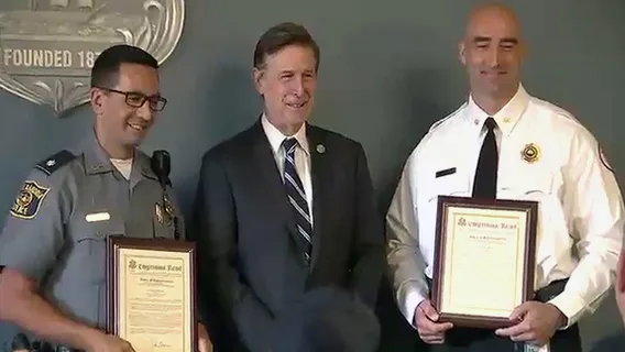 Congressman honors Alexandria shooting first responders