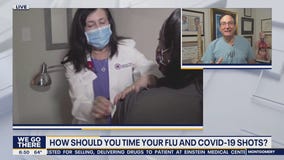 How should you time out your flu and COVID-19 shots?