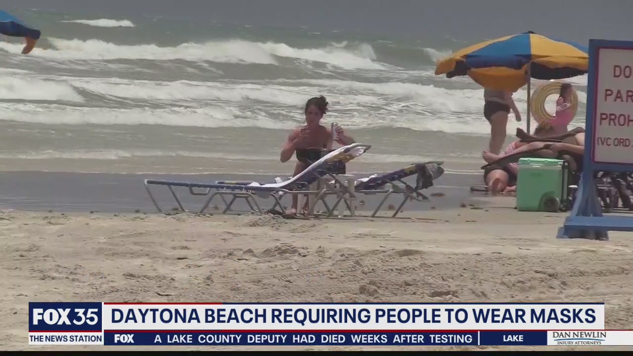 Daytona Beach to require that masks be worn in public