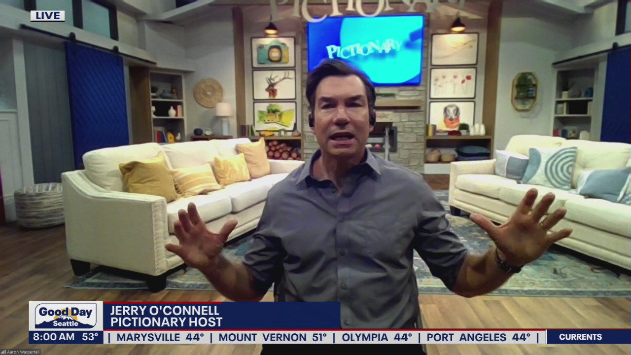 Jerry O'Connell, host of 'Pictionary' joins Good Day Seattle