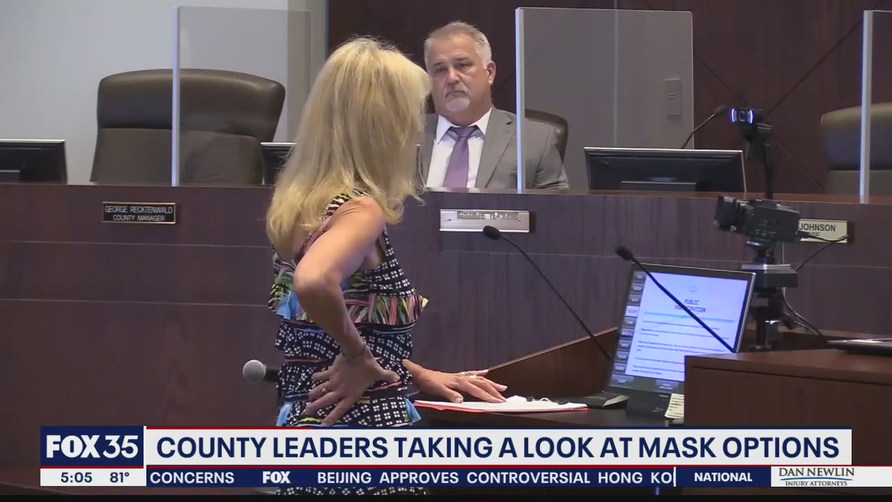 Volusia County leaders consider mask options