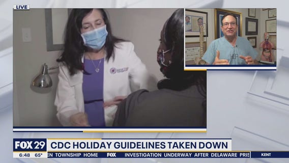 CDC takes down holiday guidelines for vaccinated/unvaccinated people