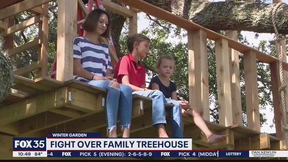 Fight over family treehouse in Winter Garden