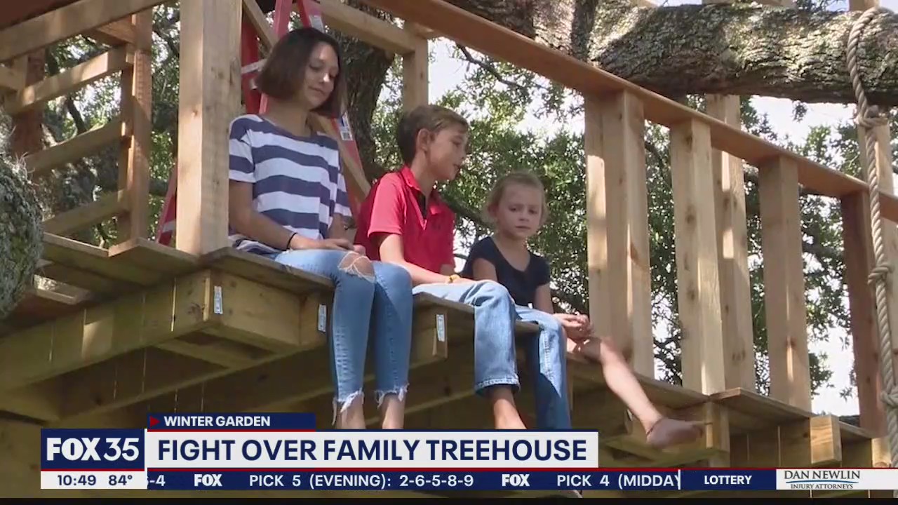 Fight over family treehouse in Winter Garden