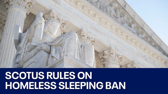 Homelessness: SCOTUS issues ruling on sleeping ban