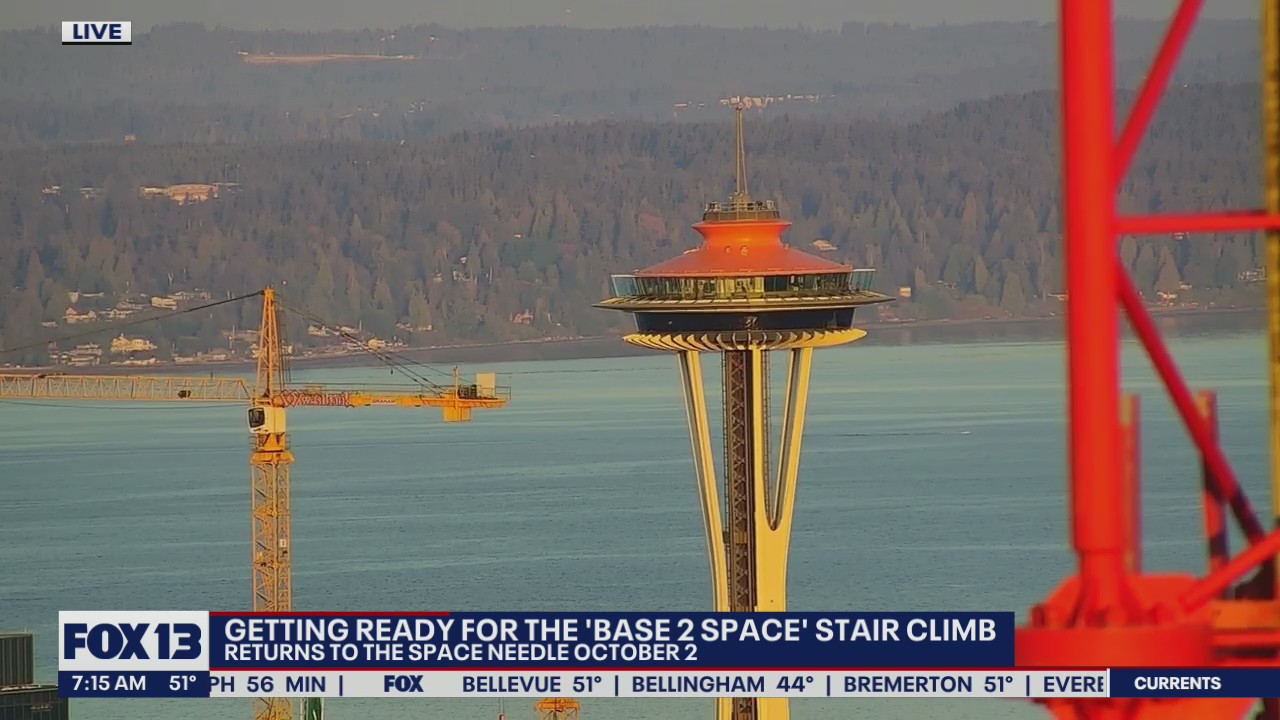 Good Day Seattle previews 'Base 2 Space' stair climb