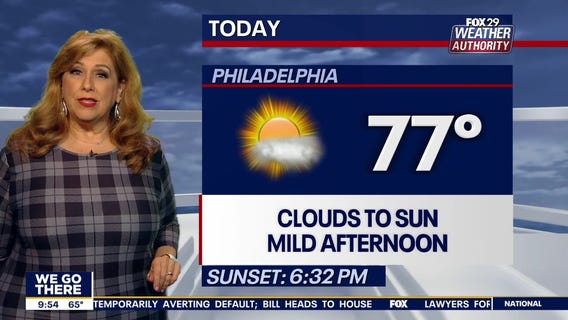 Weather Authority: 9 a.m. Friday update