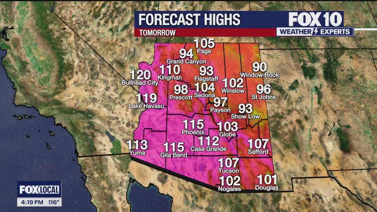 4 PM Weather Forecast - 7/5/24