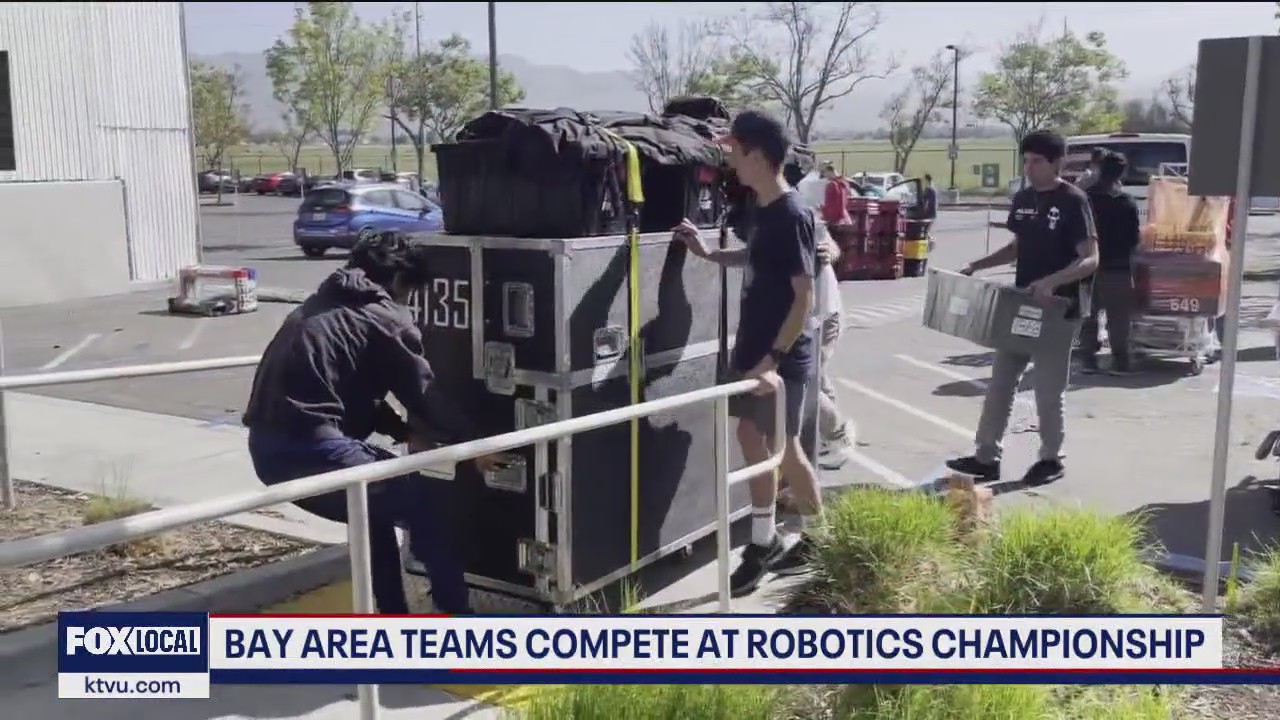 Bay area team heads to robotics world championship