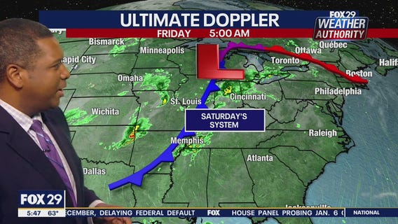 Weather Authority: 5 a.m. Friday update