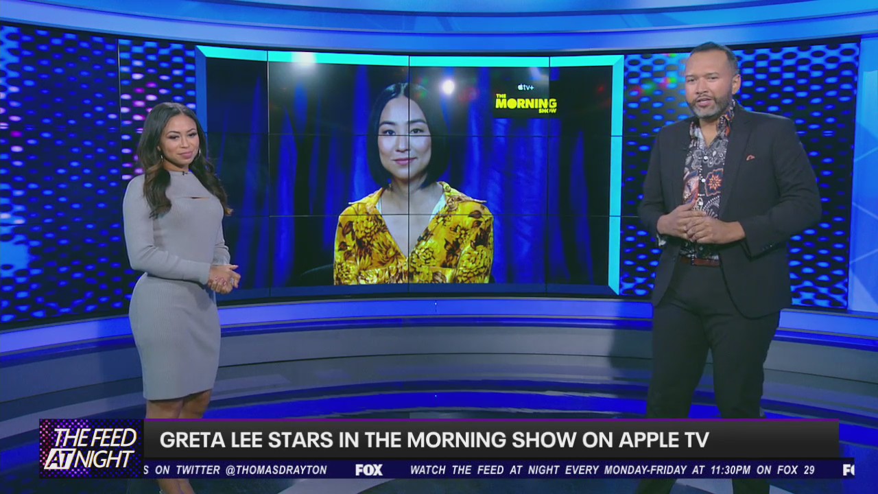 Actress Greta Lee talks about first day on set of Apple TV's The Morning Show