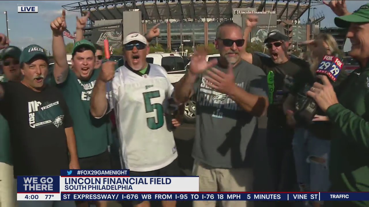 Fans gear up for Thursday Night Football: Eagles vs. Bucs