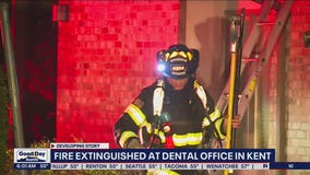 Crews put out fire at dentist office in Kent