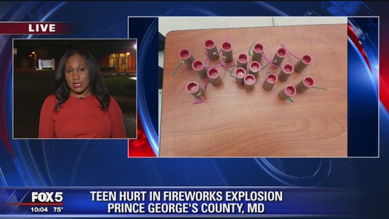 Teen severely injured by fireworks