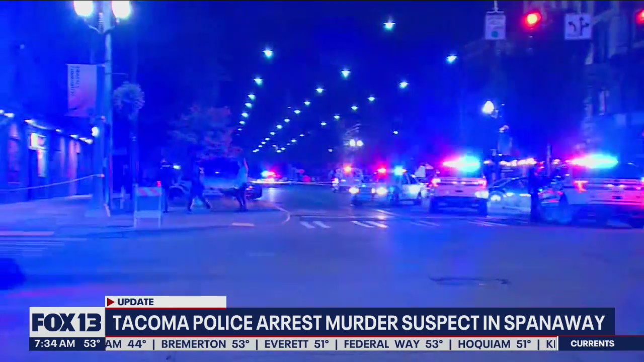 Tacoma Police arrest murder suspect in Spanaway | FOX 13 Seattle