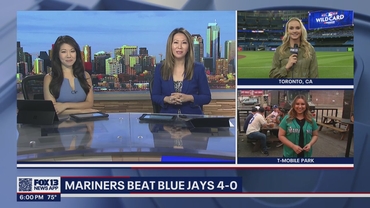 Mariners beat Blue Jays 4-0