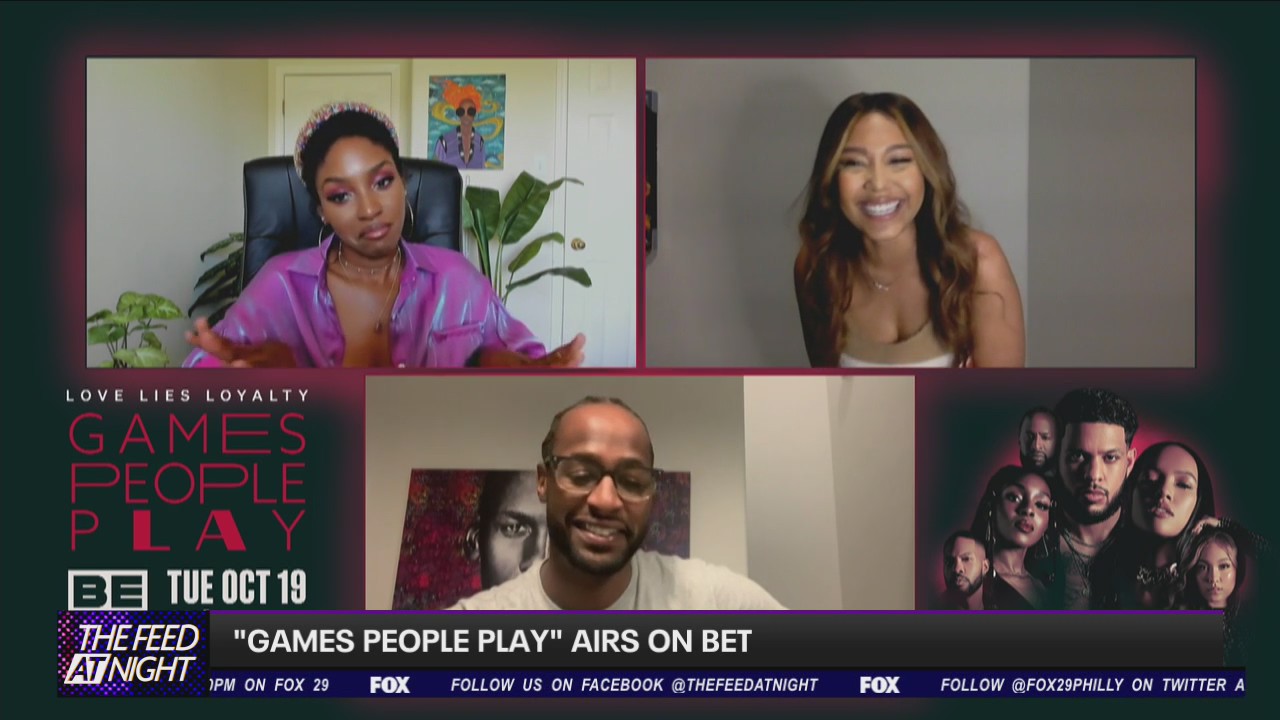 The cast of Games People Play on BET Network joins The Feed AT Night