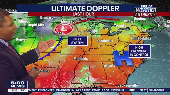 Weather Authority: 5 p.m. Wednesday forecast