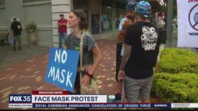 Face mask protest in Seminole County