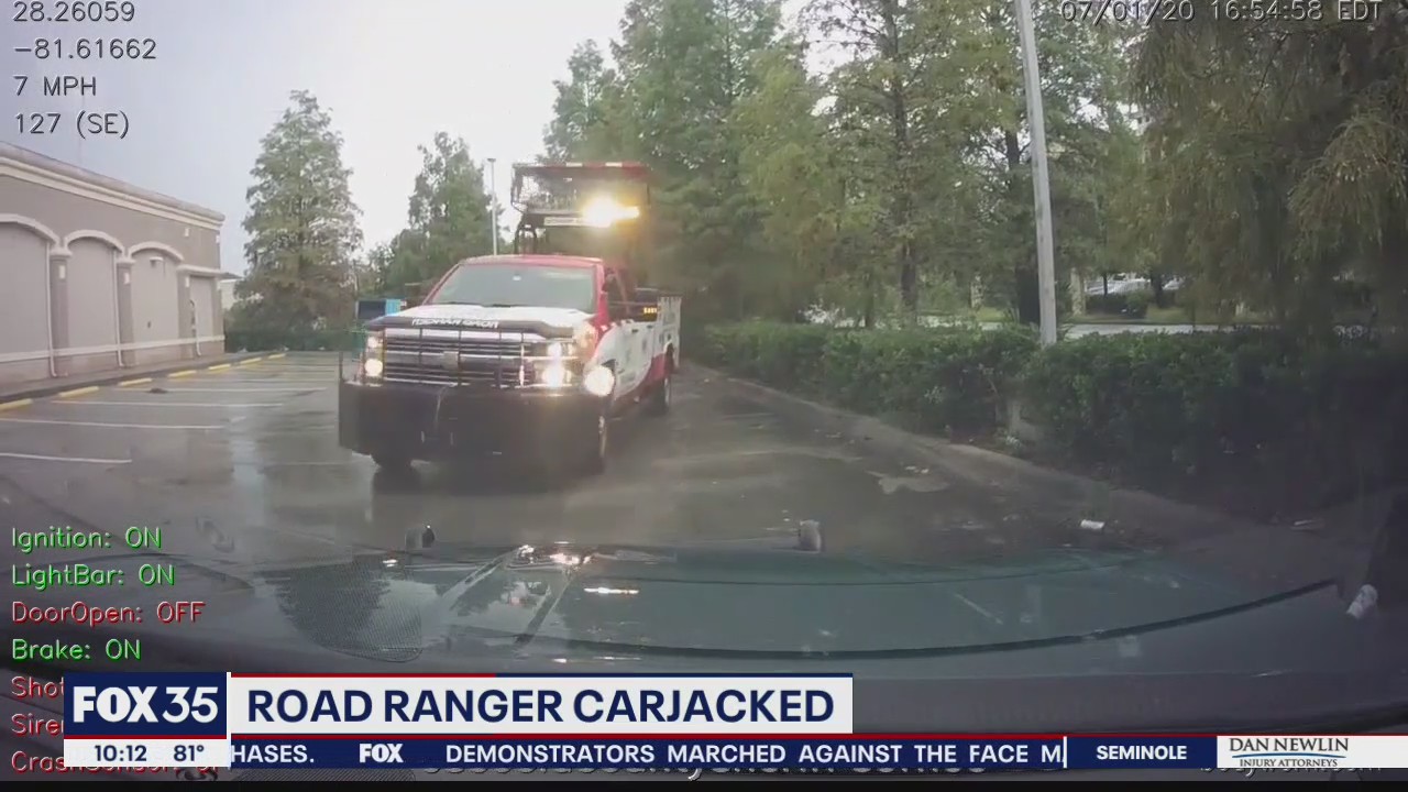 Road Ranger truck stolen after responding to hit and run, deputies say