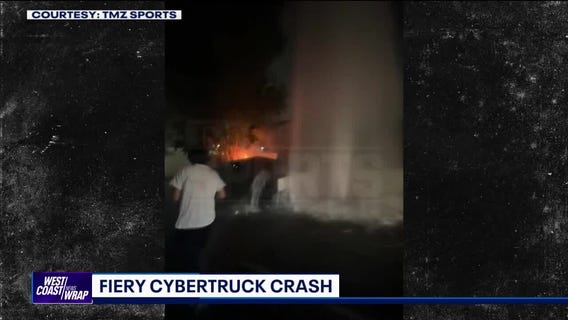 Teen son of NBA legend seriously injured after Cybertruck crash in LA