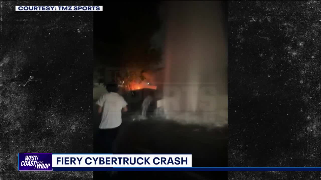 Teen son of NBA legend seriously injured after Cybertruck crash in LA