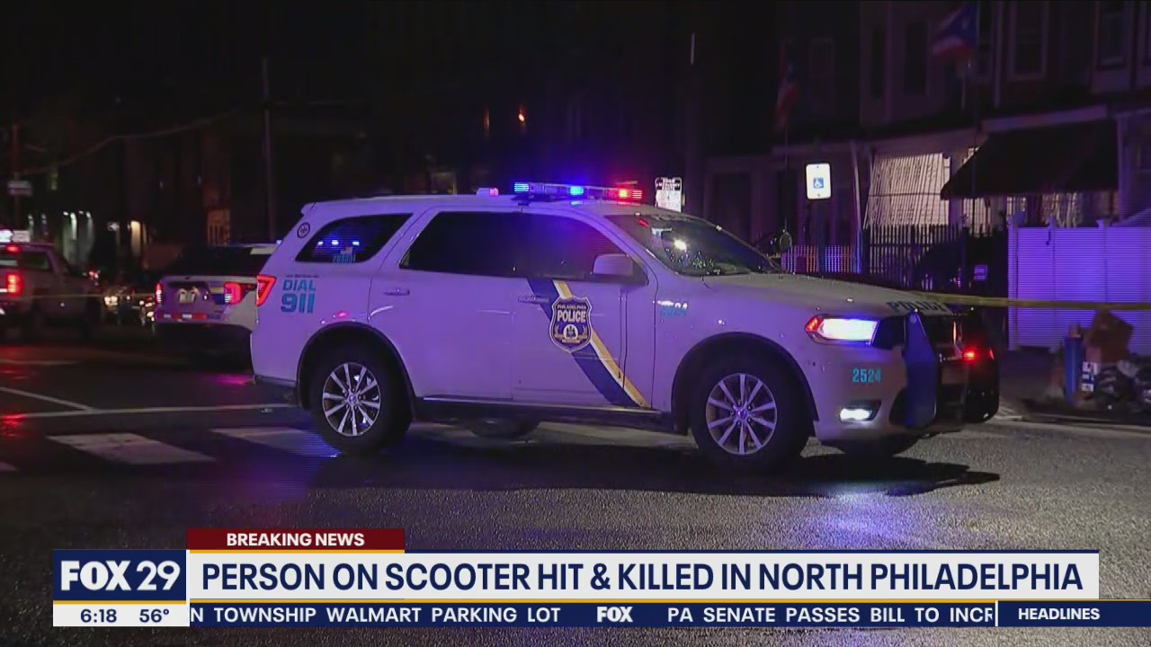 Police: Person on scooter hit and killed in North Philadelphia | FOX 29 ...
