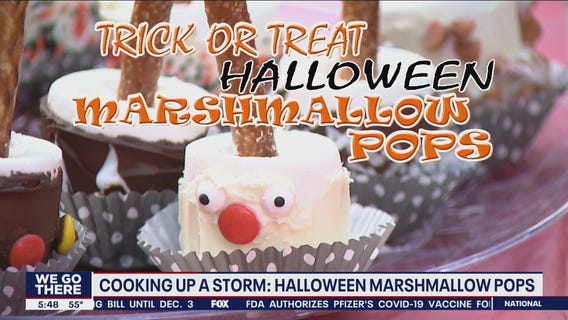 Cooking Up A Storm: Halloween marshmallow pops