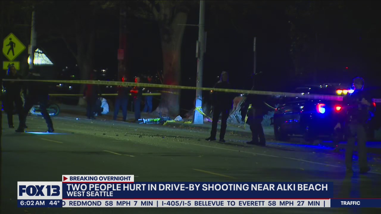 2 injured in drive-by shooting near Alki Beach | FOX 13 Seattle